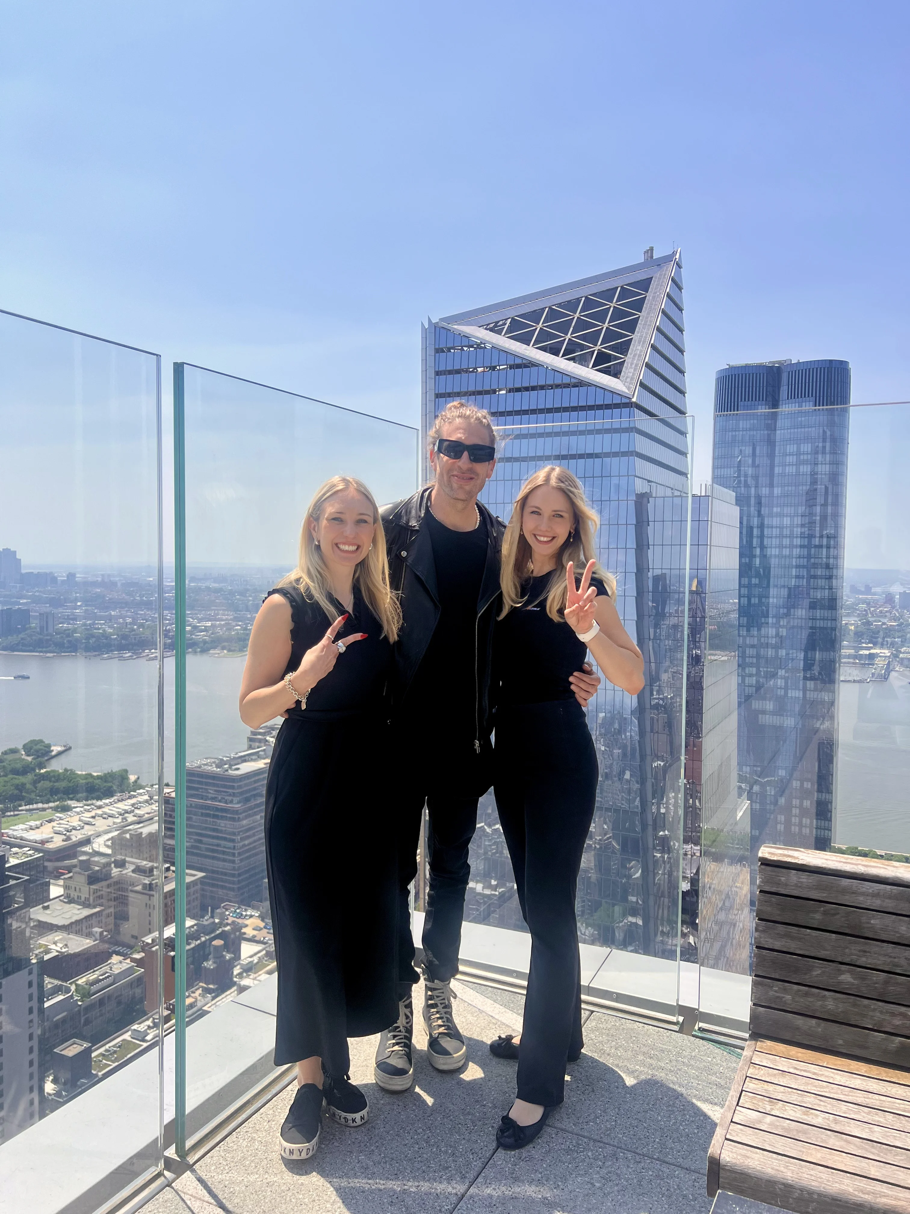 Alfa team on a NYC rooftop at Hudson Yards